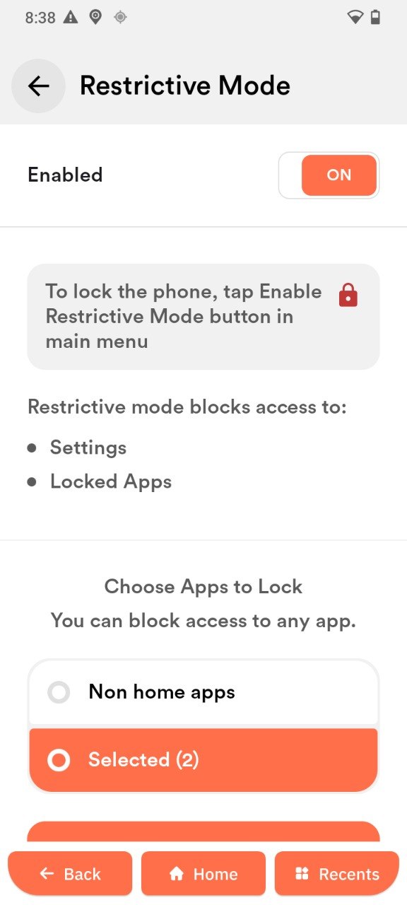 Restrictive Mode