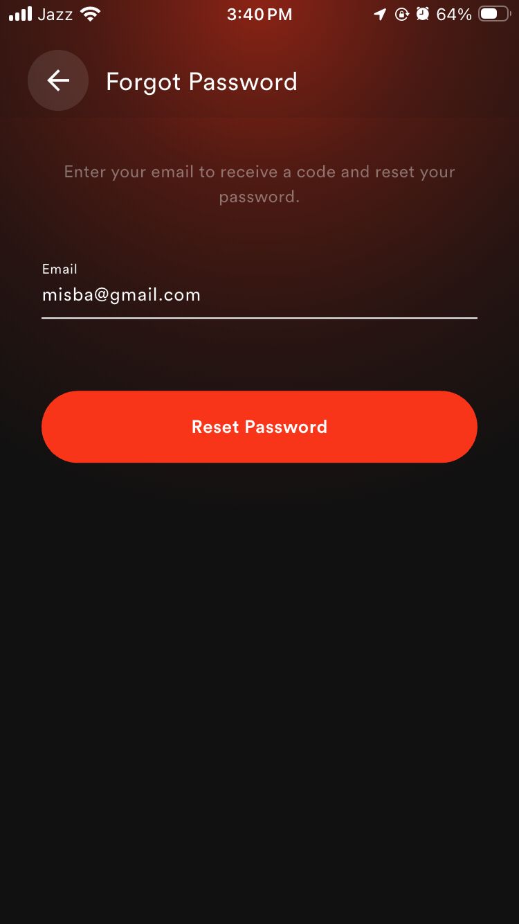 Forgot Password