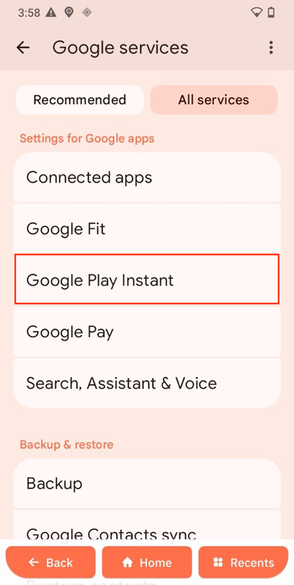 Google Play Instant
