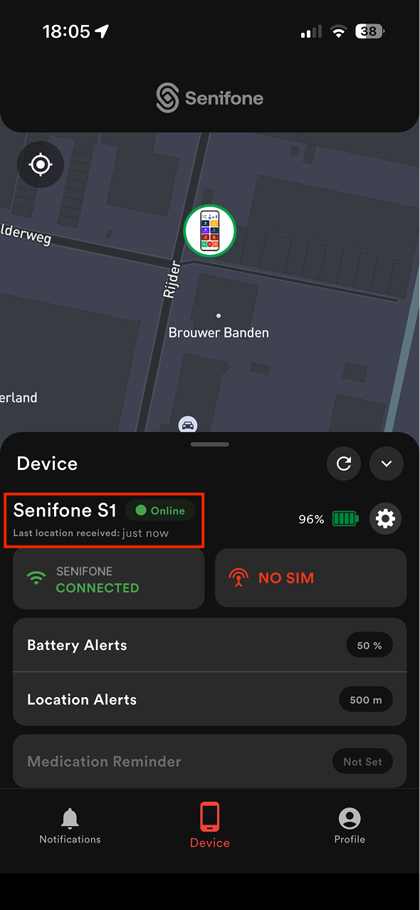 Device status