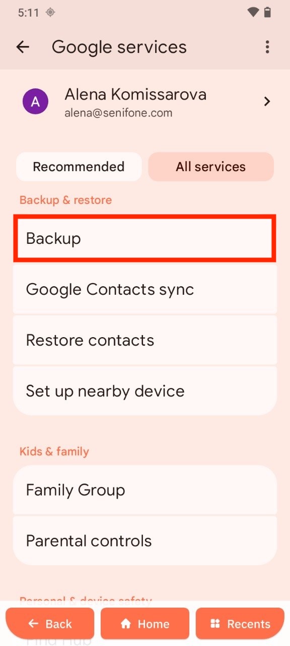 Backup