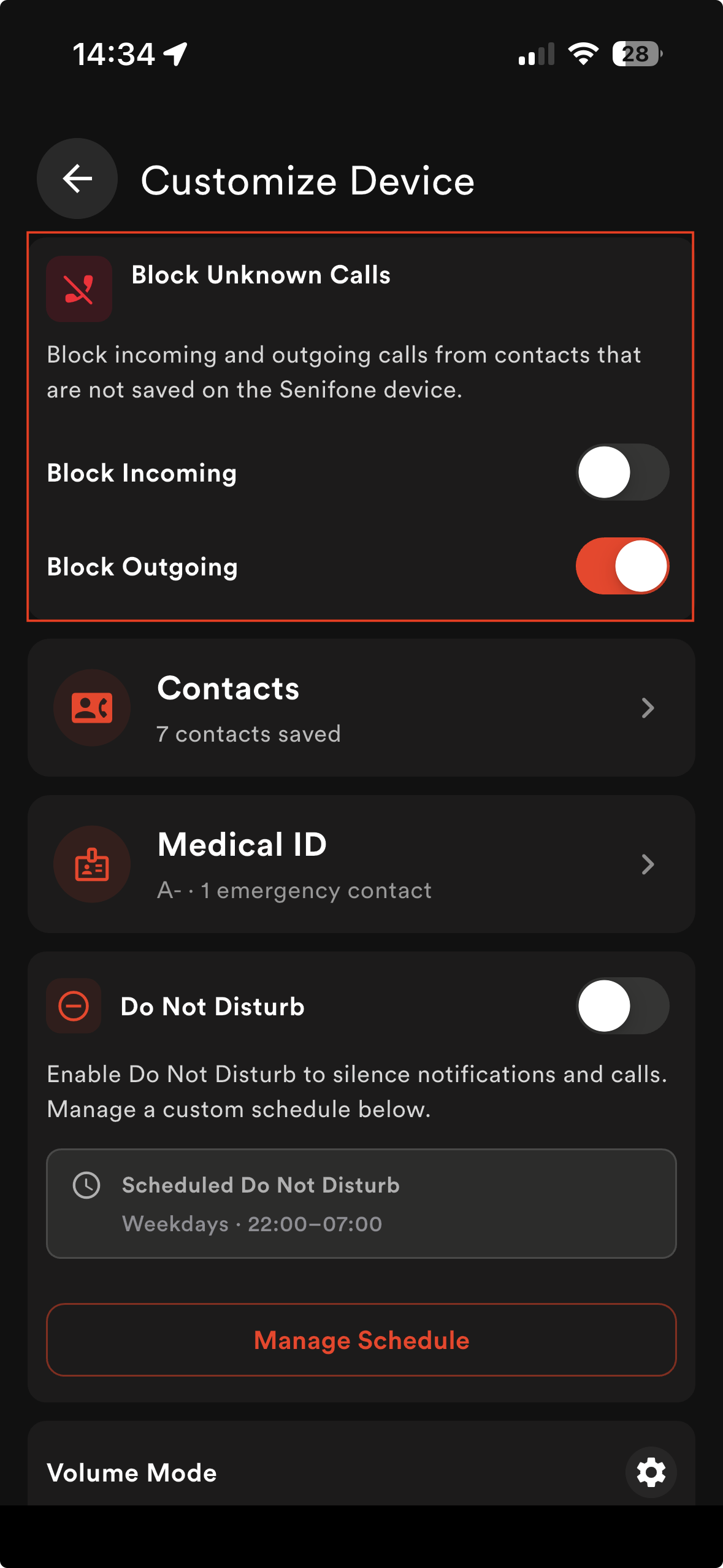 Block Unknown Calls