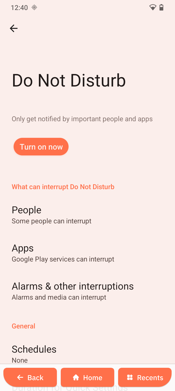 Do Not Disturb