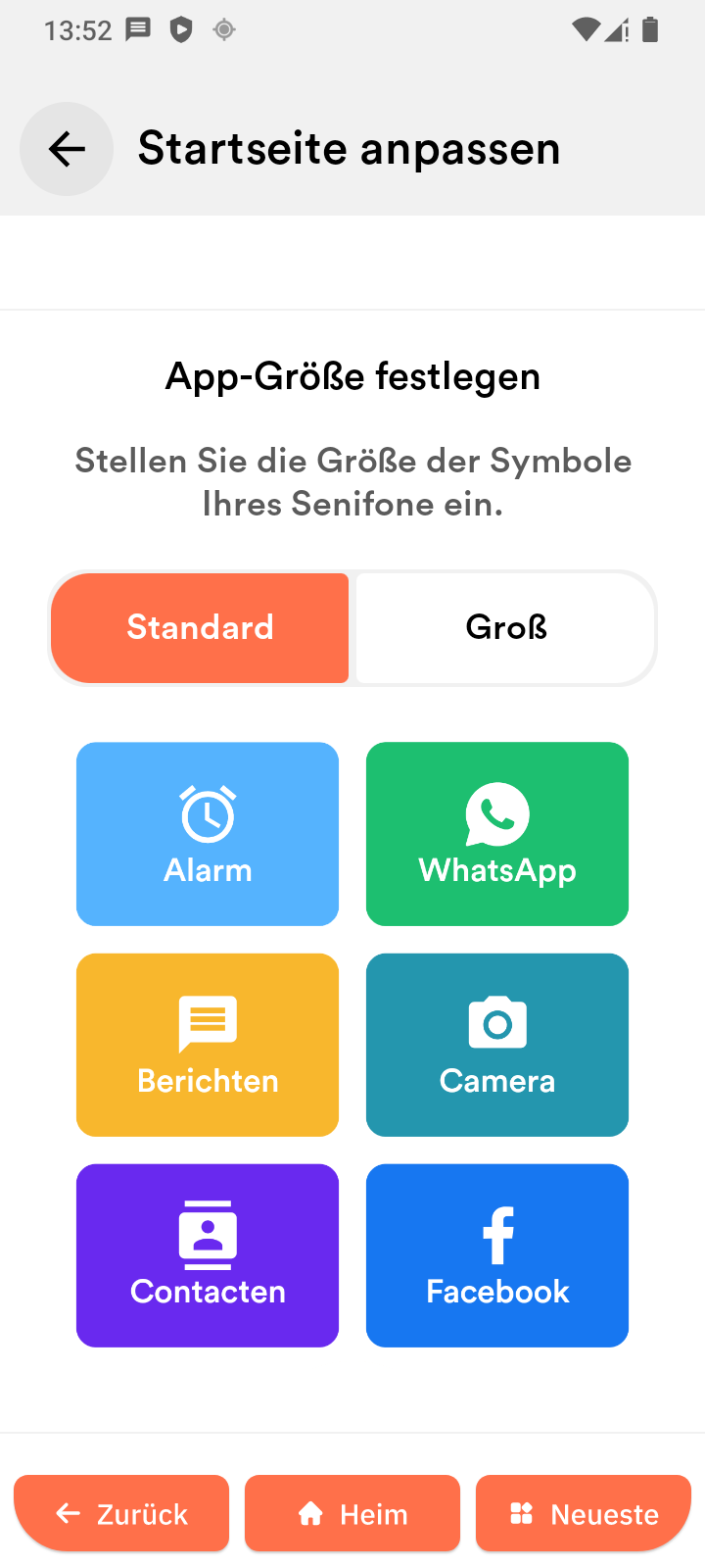 App-Größe