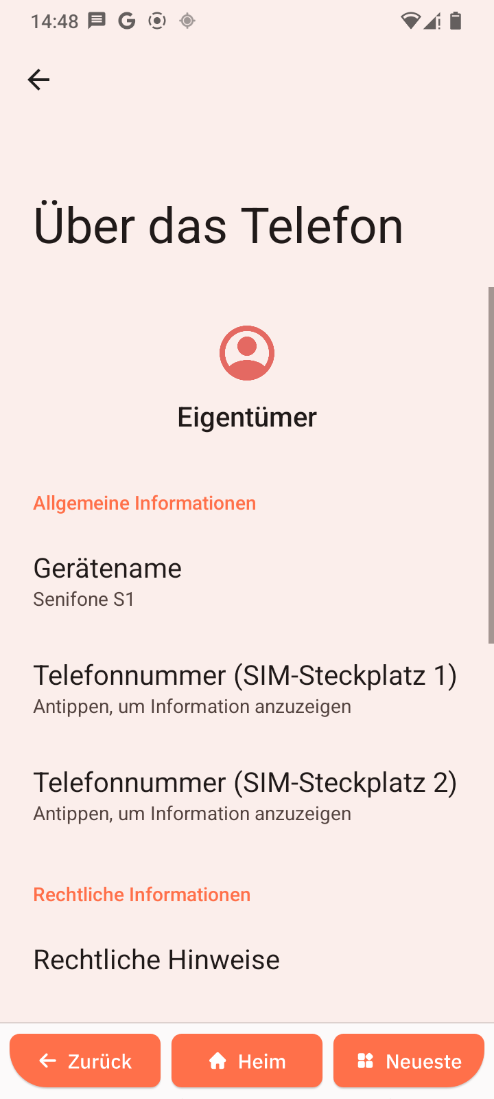 Übersicht Über das Telefon