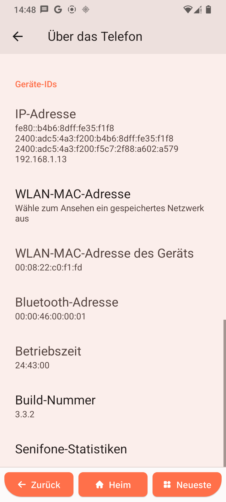 Kennungen Über das Telefon