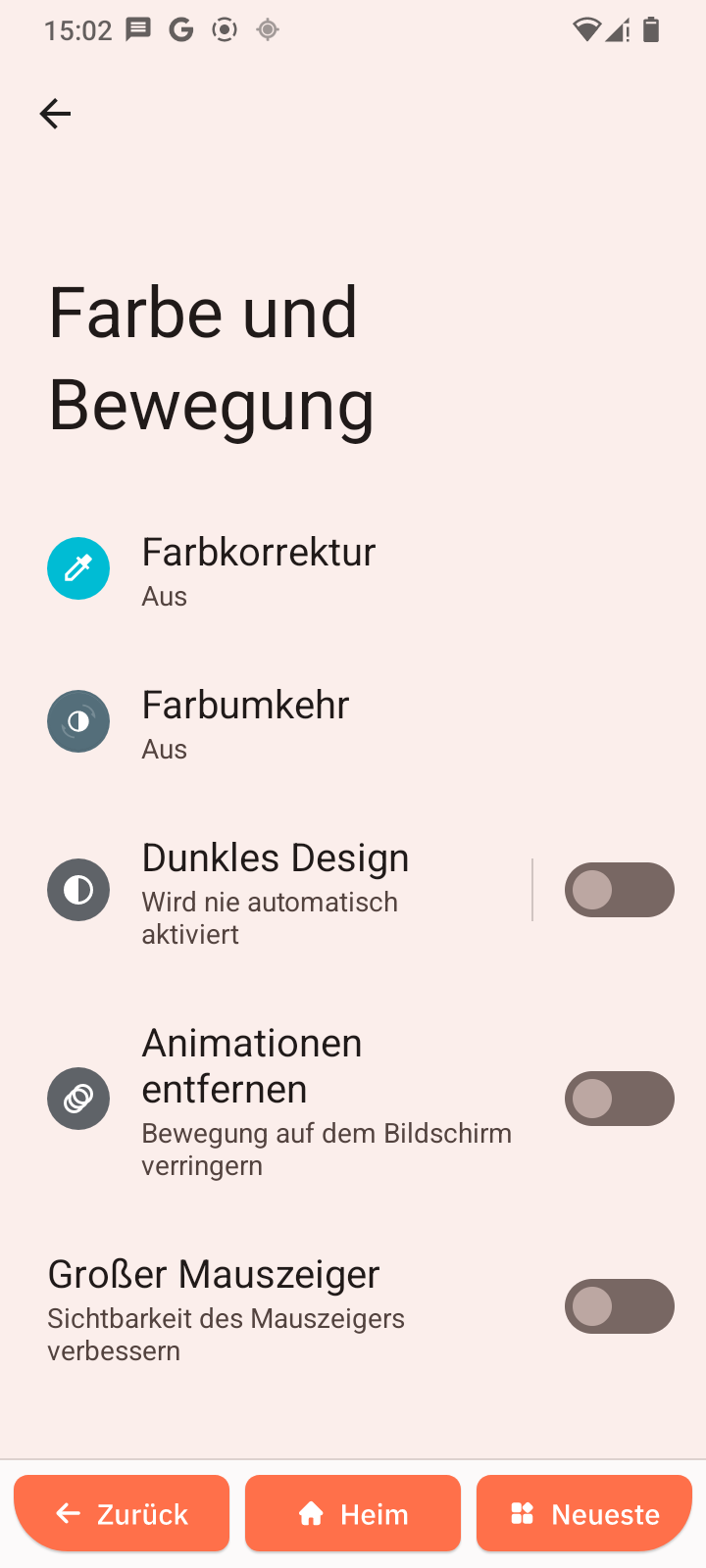 Farbe und Bewegung