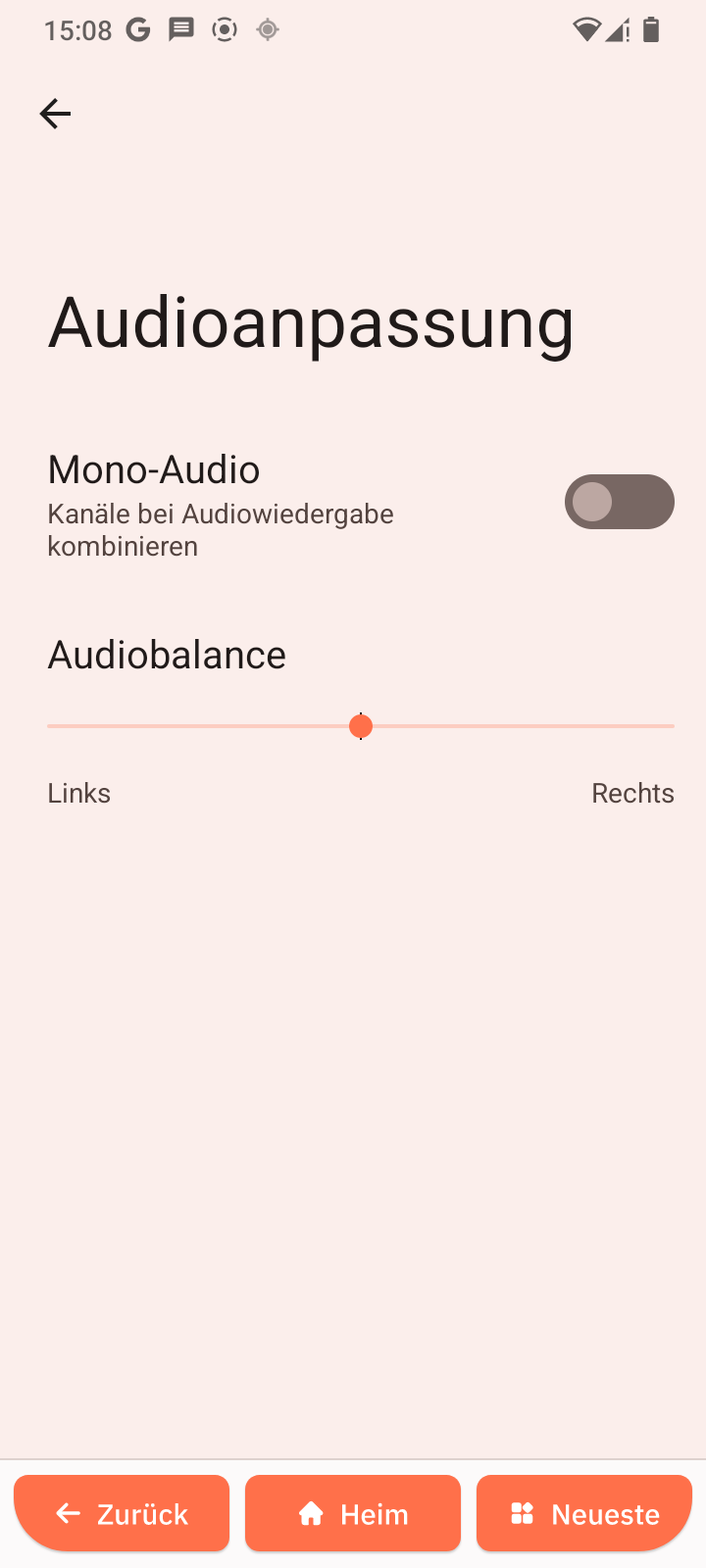 Audioanpassung