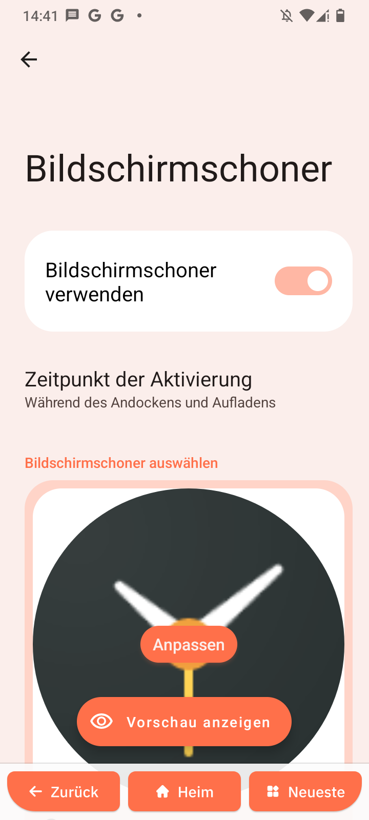 Bildschirmschoner