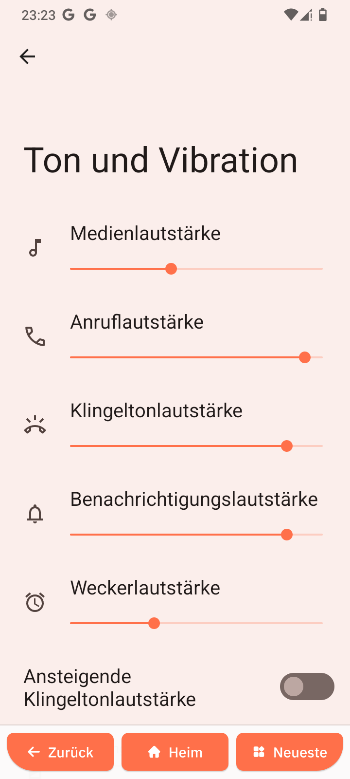 Lautstärkeregler