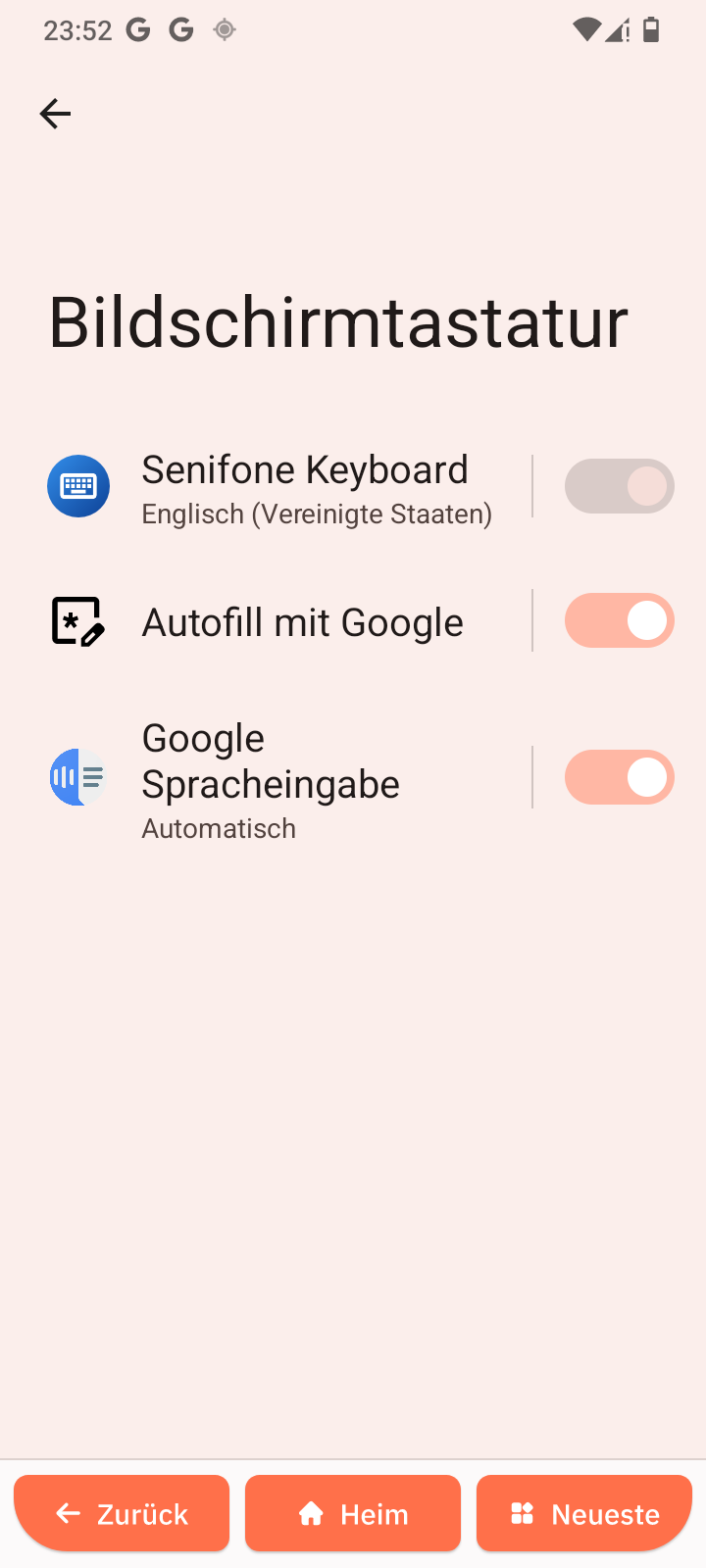 Bildschirmtastatur