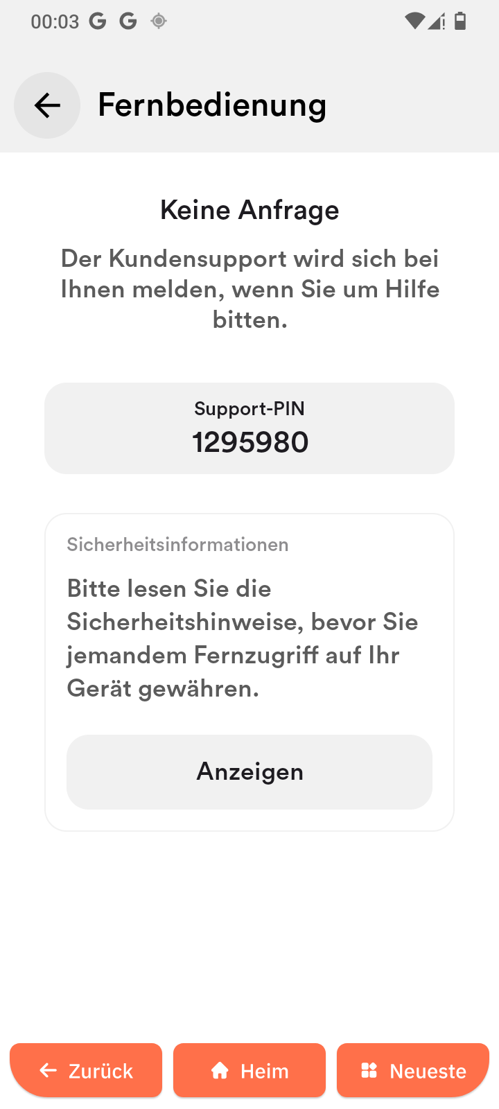 Fernsteuerung