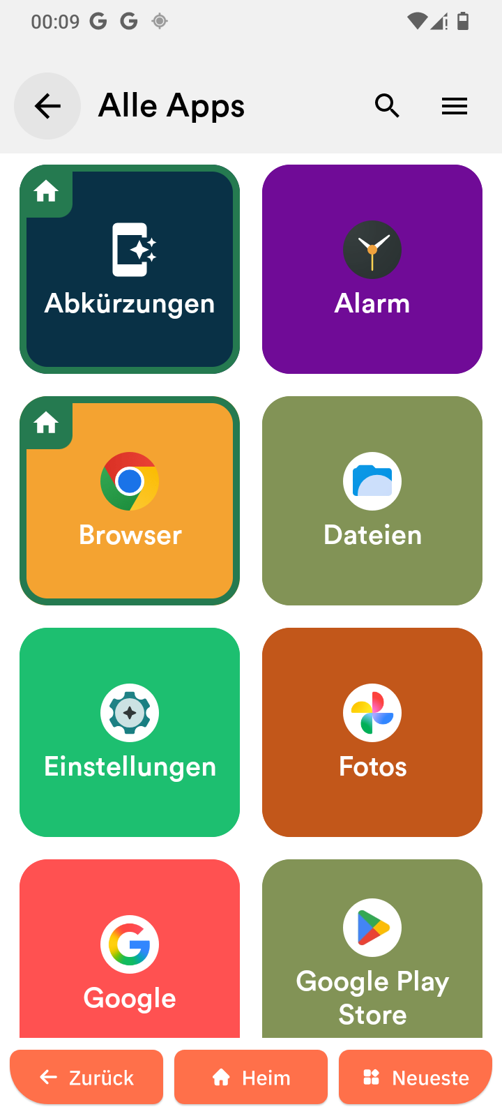 Alle Apps