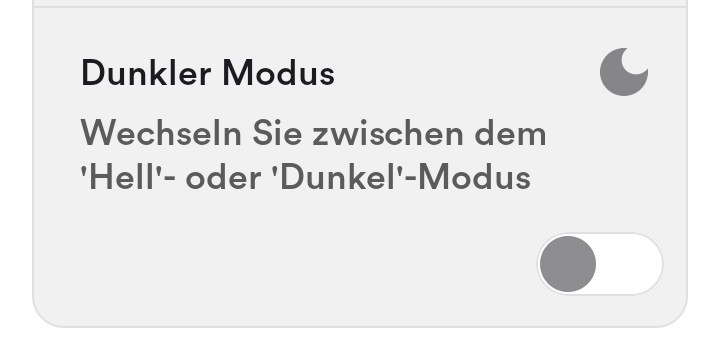 Dunkler Modus