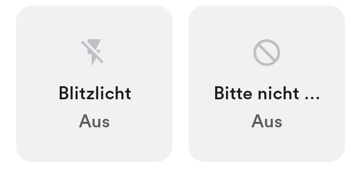 Taschenlampe und Nicht stören