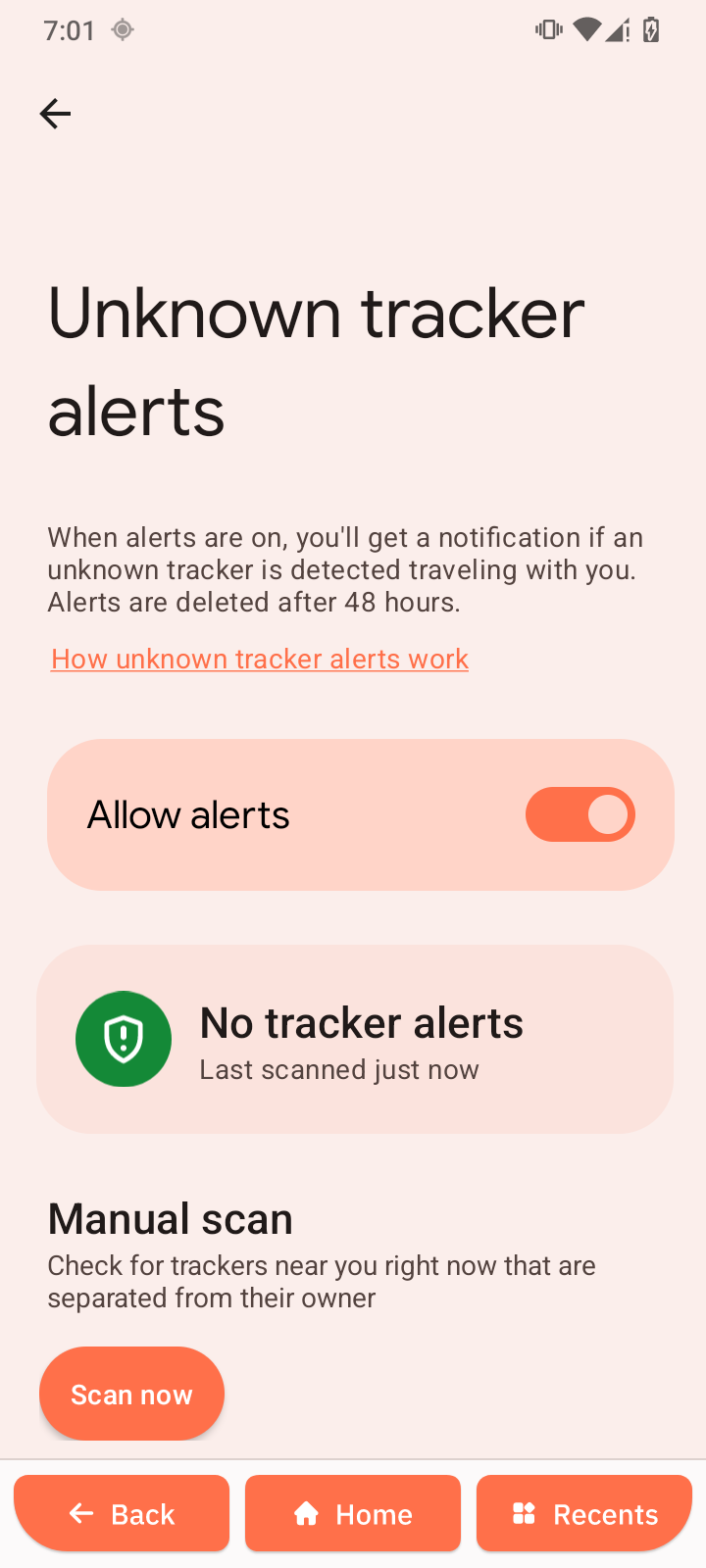 Warnungen vor unbekannten Trackern1