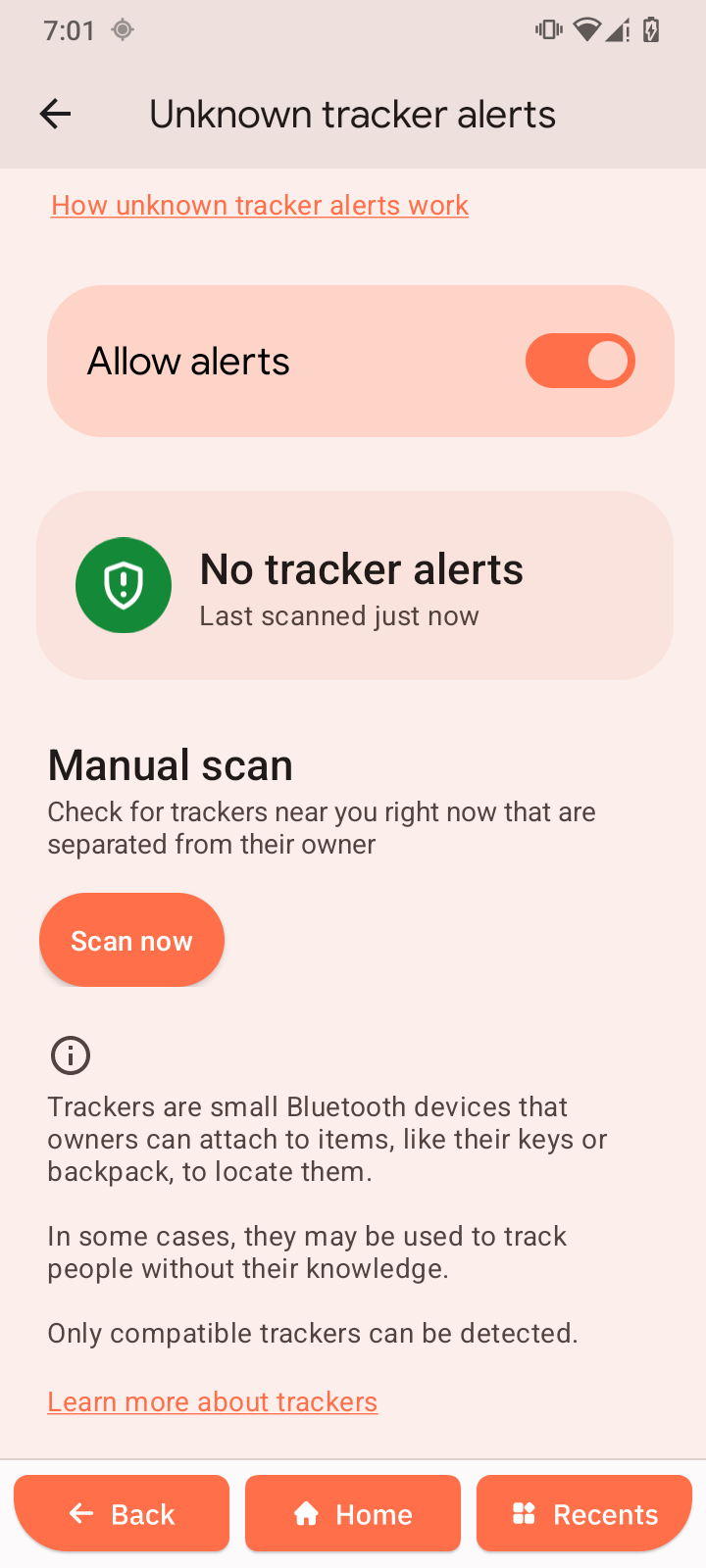 Warnungen vor unbekannten Trackern2