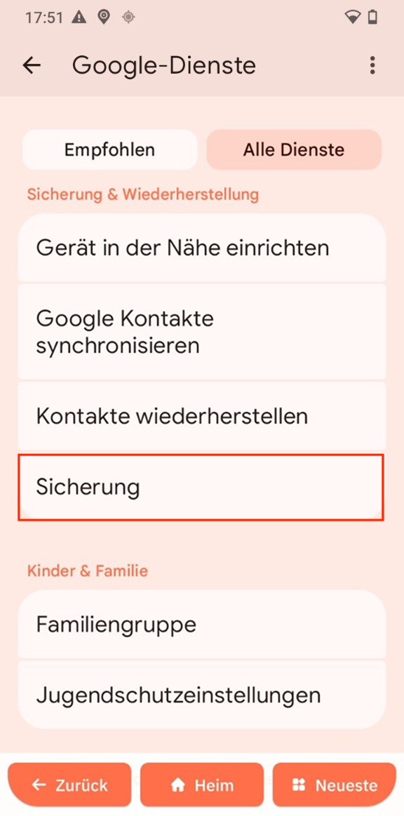 Sicherung