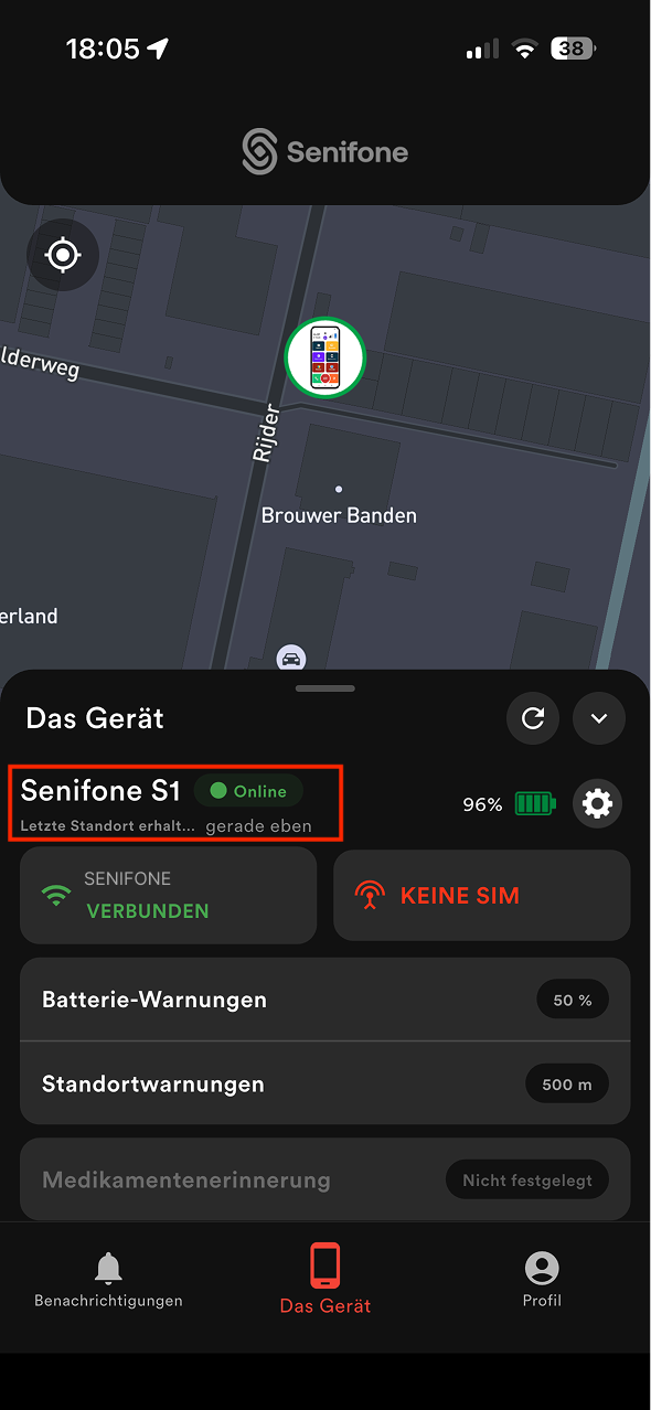 Gerätestatus