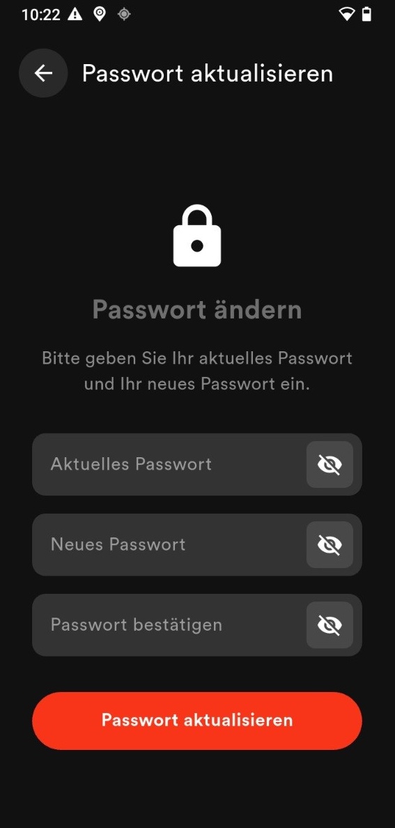 Passwort ändern