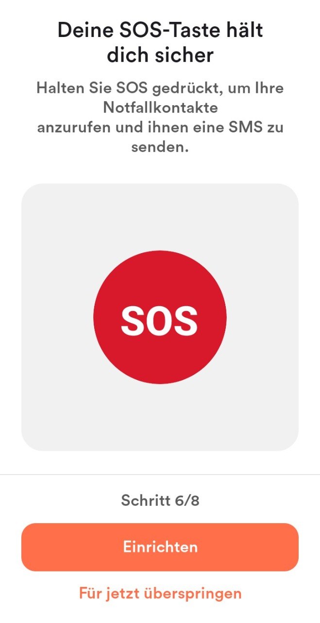 Illustration zur SOS-Einrichtung