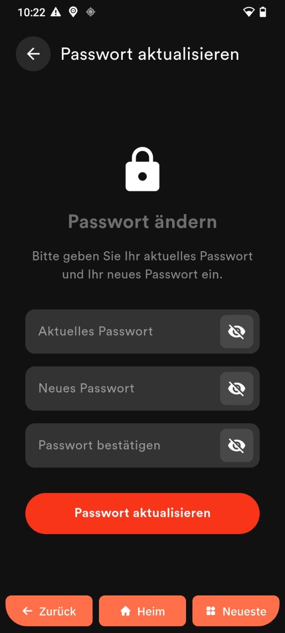 Passwort ändern