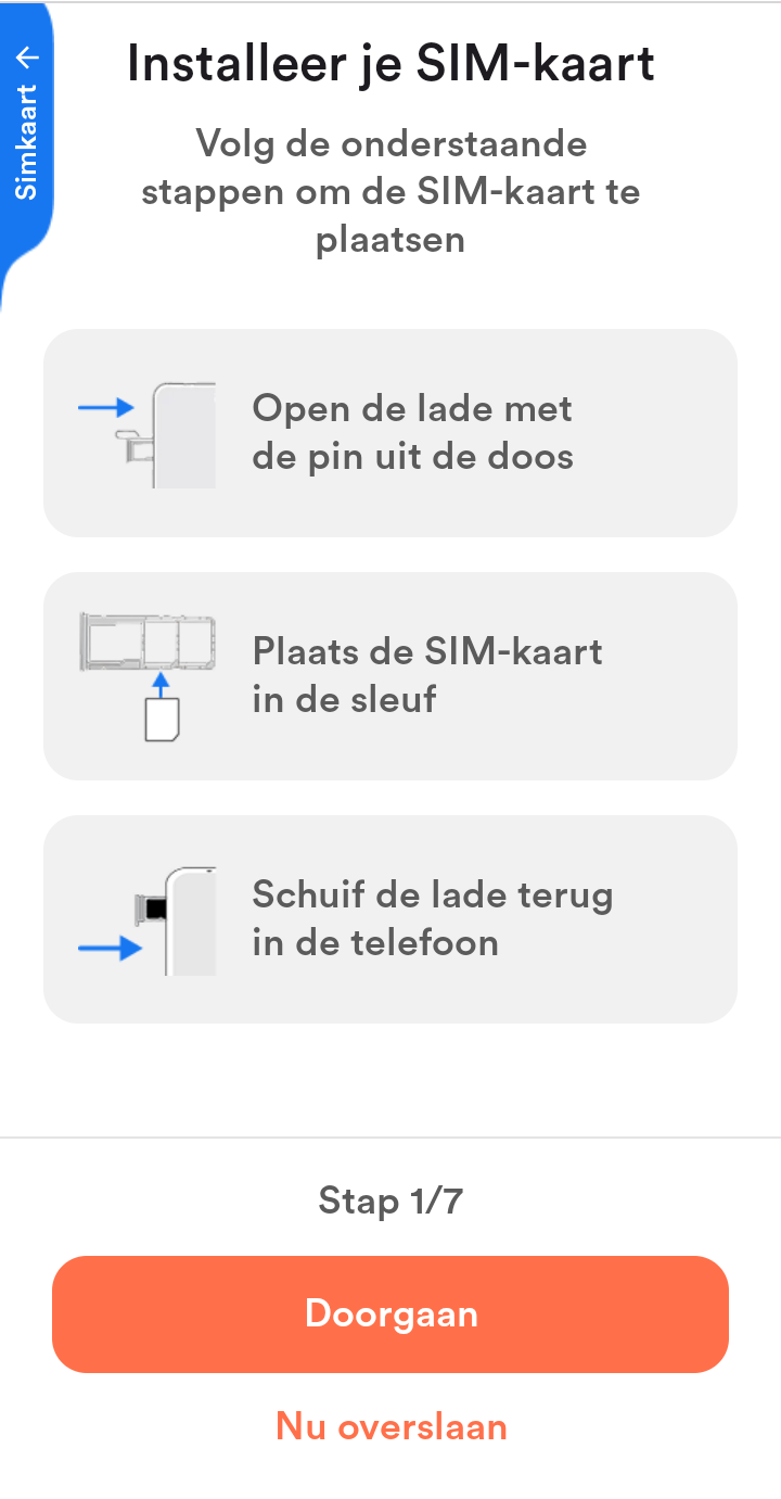 SIM-Karte einsetzen