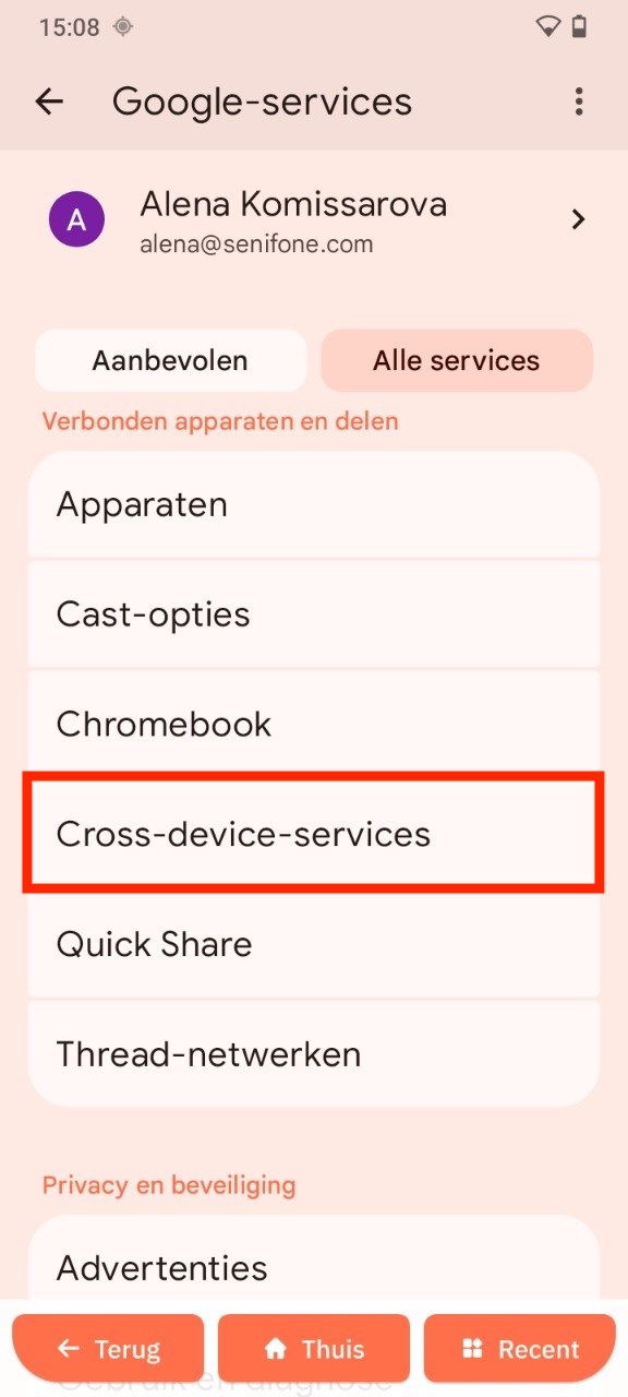 Cross-device-services