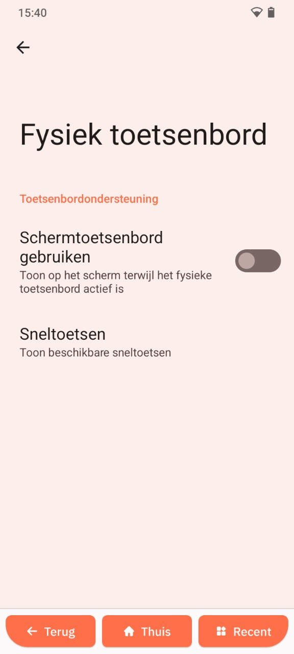 Fysiek toetsenbord