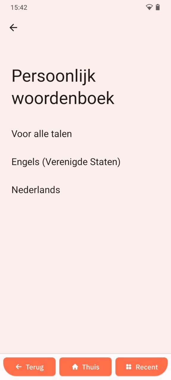 Persoonlijk woordenboek