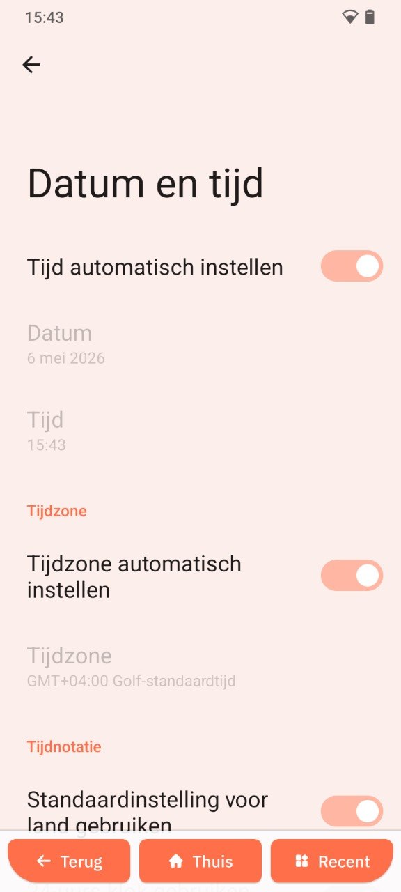 Datum en tijd