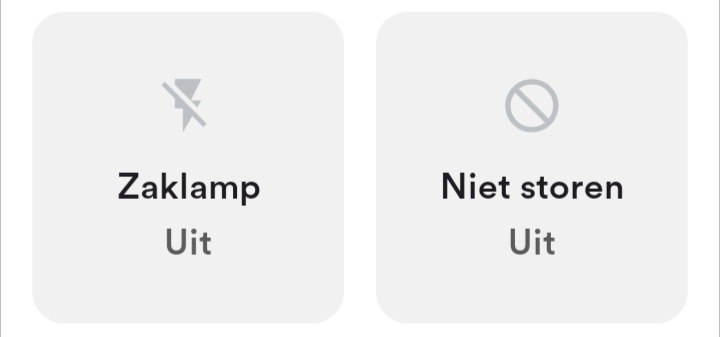 Zaklamp en Niet storen