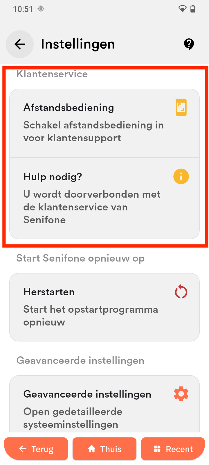 Klantenservice