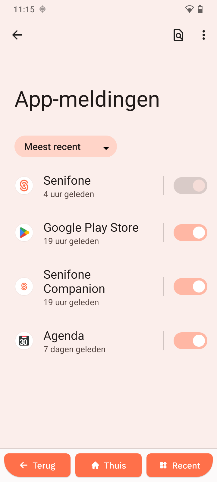 App-meldingen