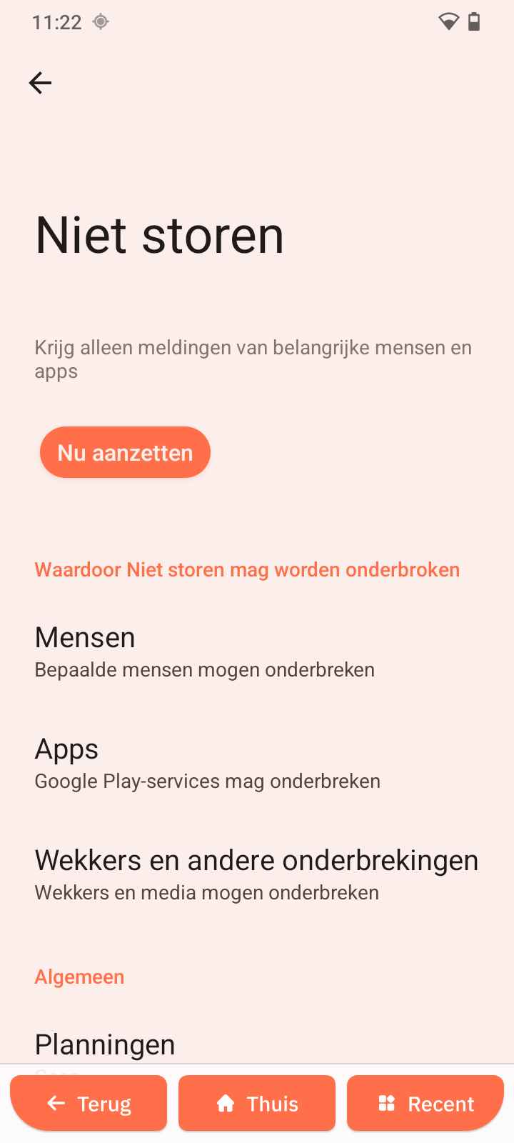 Niet storen