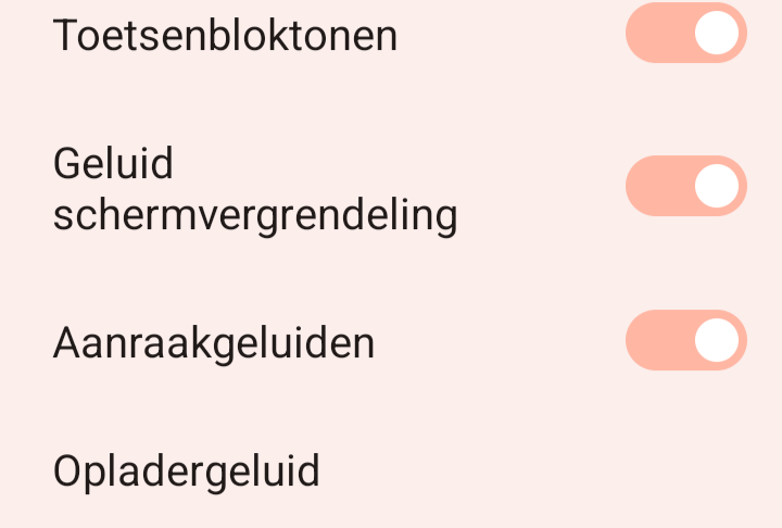 Systeemgeluiden