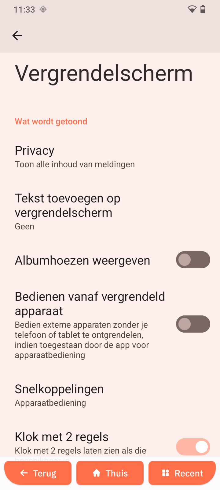 Vergrendelscherm