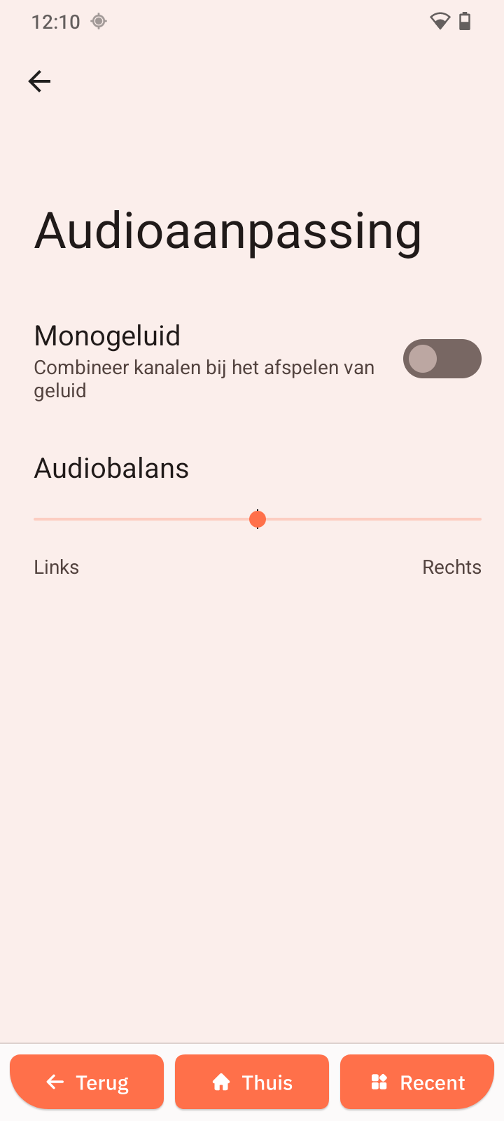 Audio aanpassen